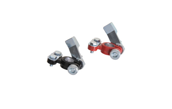 Battery terminals set (+) and (-) with quick release red / black, Image 2