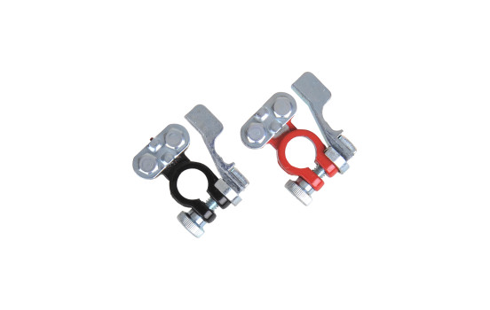Battery terminals set (+) and (-) with quick release red / black, Image 5