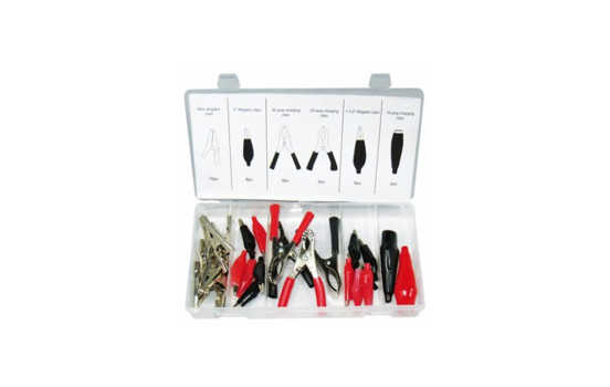 Assortment of electrical clamps 28 pieces
