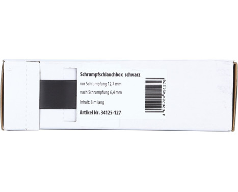 Heat Shrink Tubing Black Ø 12.7 mm / Length 3 meters