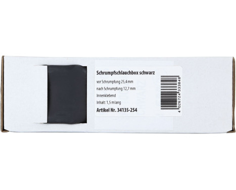 Heat Shrink Tubing Black Ø 25.4 mm / Length 1.5 meters