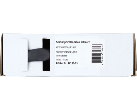 Heat Shrink Tubing Black Ø 9.5 mm / Length 3 meters