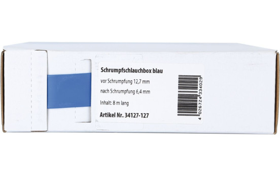Heat Shrink Tubing Blue Ø 12.7 mm / Length 8 meters