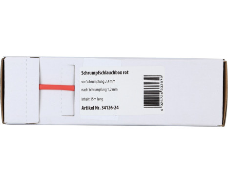 Heat Shrink Tubing Red Ø 2.4 mm / Length 15 meters