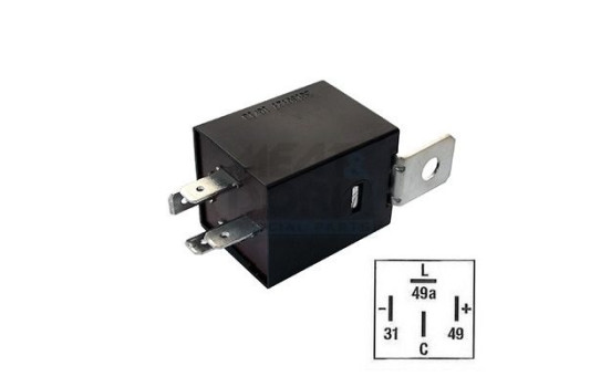 Flasher unit, indicator box