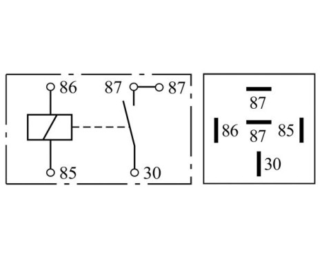 Relay, fuel pump