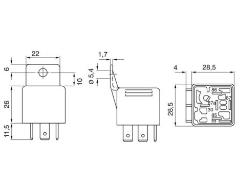 Relay, fuel pump