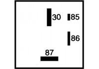 Relay, glow plug system