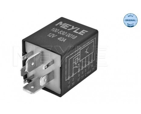 Relay, fuel pump MEYLE-ORIGINAL: True to OE.