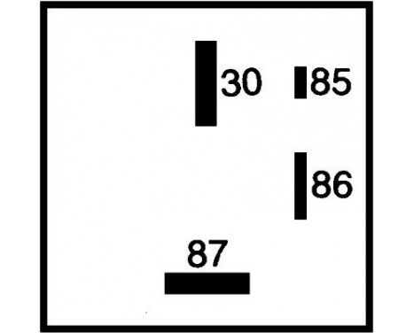 Relay, glow plug system