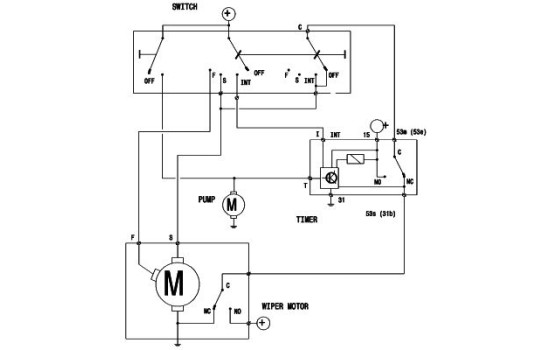 Relay, wipe-/wash interval