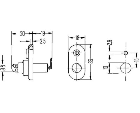 Switch, door contact