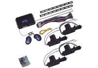 Universal central door lock set - 4 doors - incl. 4 motors & 2 remote controls