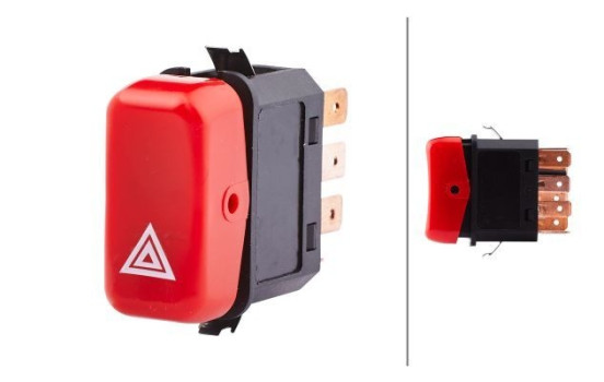 Hazard Light Switch 6HH 004 175-021 Hella, Image 2