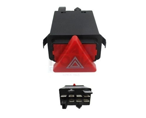 Hazard warning light switch