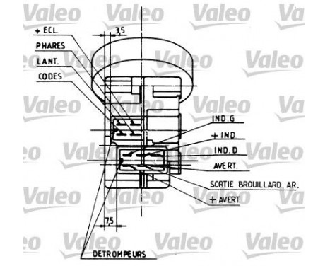 Steering Column Switch 251210 Valeo, Image 3