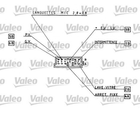 Steering Column Switch 251273 Valeo, Image 2