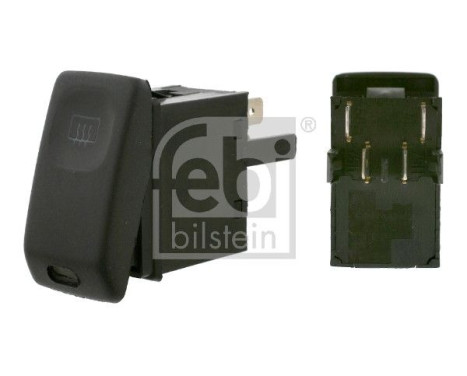 Switch, rear window heating 15628 FEBI, Image 2