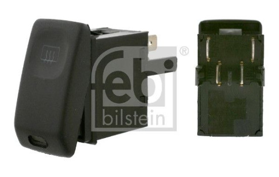 Switch, rear window heating 15628 FEBI, Image 2