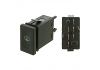 Switch, rear window heating 24741 FEBI
