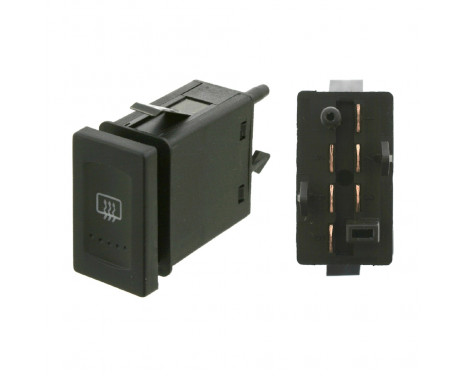 Switch, rear window heating 24741 FEBI