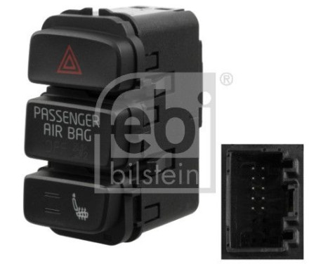 Switch, seat heating 44394 FEBI, Image 2