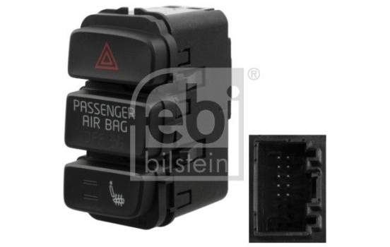 Switch, seat heating 44394 FEBI, Image 2