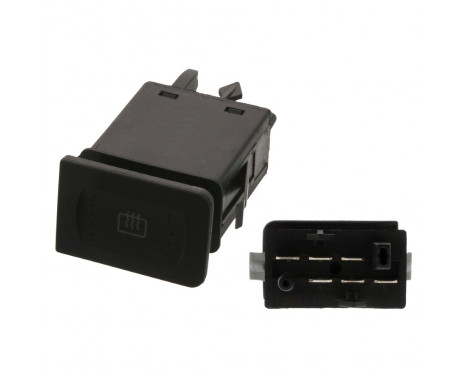 Switch, rear window heating