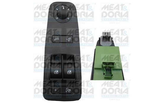 Switch, window regulator
