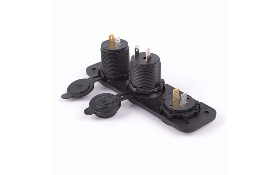 AutoStyle luxury USB flush-mounted box with frame 12/24 Volt 117 x 29 mm, Image 5