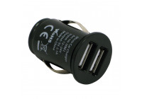 GrabNGo USB car charger black 2x usb