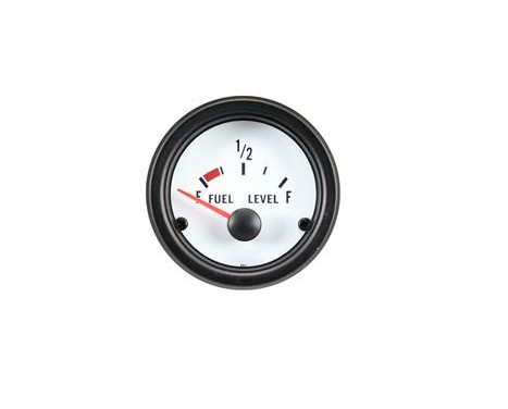 Performance Instrument White Fuel level 52mm