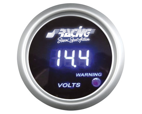 Simoni Racing Digital Instrument - voltmeter - 52mm, Image 2