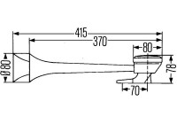 Multi-tone air horn