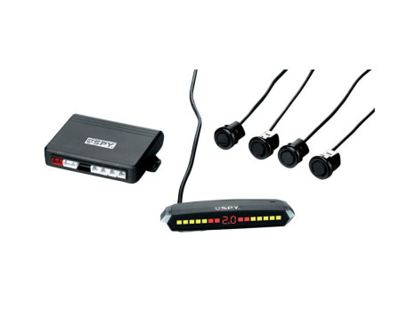 Wireless LED parking sensor with memory