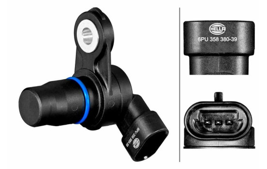 Camshaft sensor 6PU 358 380-391 Hella