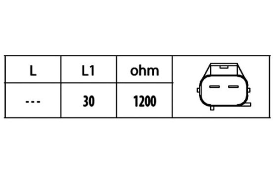 Sensor, camshaft position 6PU 009 146-621 Hella