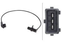 Sensor, camshaft position 6PU 012 681-001 Hella