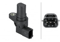 Sensor, camshaft position 6PU 013 122-391 Hella