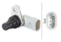 Sensor, camshaft position 6PU 013 122-751 Hella