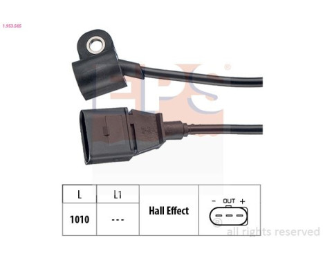 Sensor, camshaft position Made in Italy - OE Equivalent 1.953.565 EPS Facet