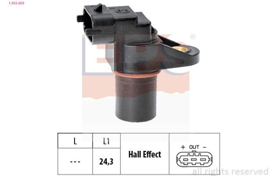 Sensor, camshaft position Made in Italy - OE Equivalent 1953459 EPS Facet