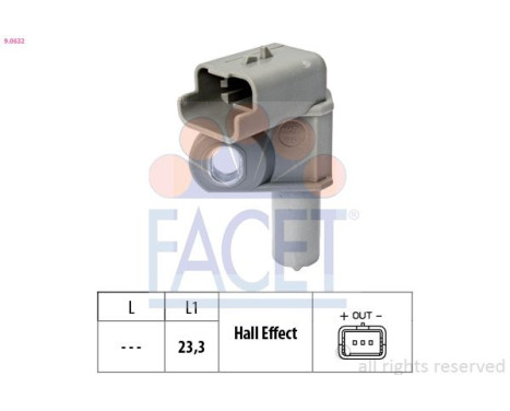 Sensor, camshaft position Made in Italy - OE Equivalent
