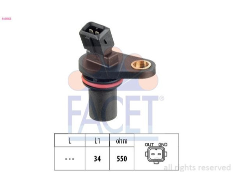 Sensor, camshaft position Made in Italy - OE Equivalent