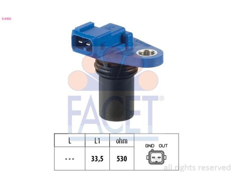 Sensor, camshaft position Made in Italy - OE Equivalent