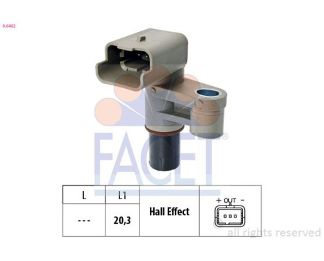 Sensor, camshaft position Made in Italy - OE Equivalent
