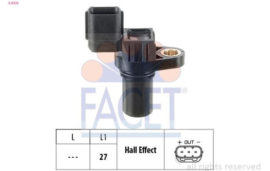 Sensor, camshaft position Made in Italy - OE Equivalent