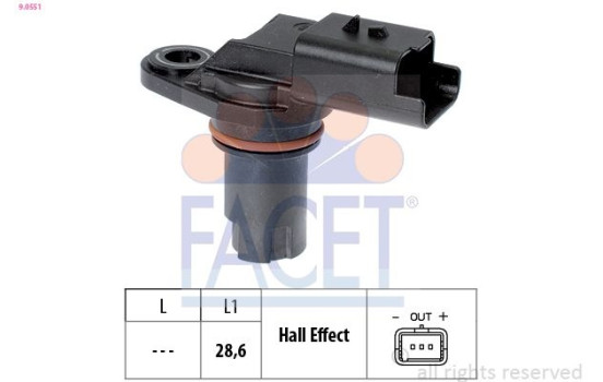 Sensor, camshaft position Made in Italy - OE Equivalent