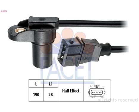 Sensor, camshaft position Made in Italy - OE Equivalent