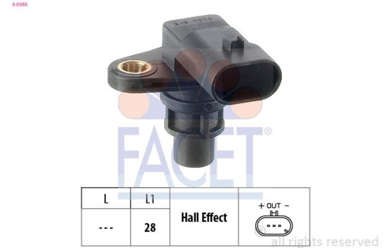 Sensor, camshaft position Made in Italy - OE Equivalent